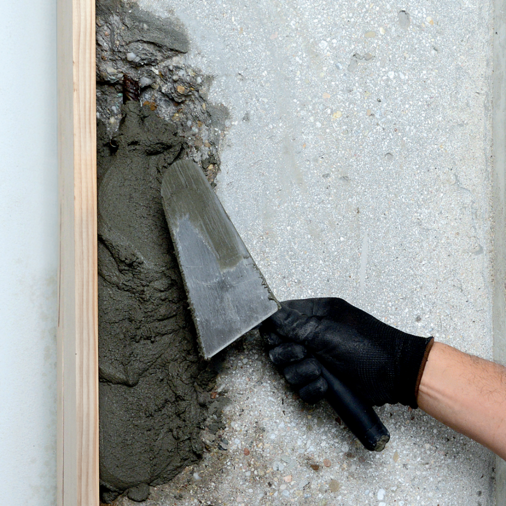 Geomalta minerale tixotropica 10 sacchi da 25 kg cazzuola punta tonda 16 cm