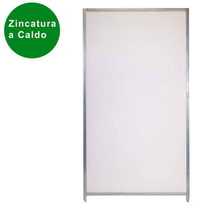 Pannello di isolamento coibentato zincato a caldo da 1xh1,80 metri