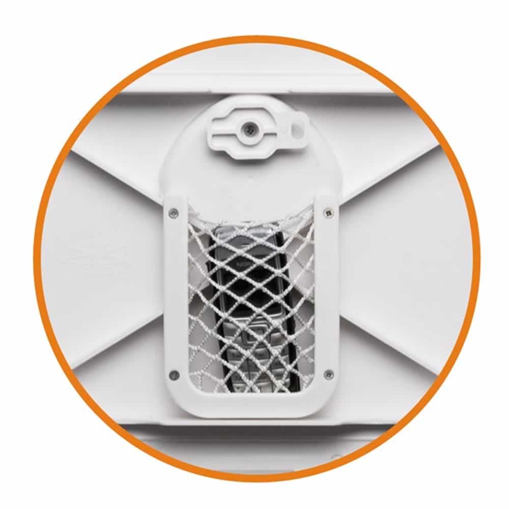 Sportello calpestabile fori coperti impermeabile mm 270x375 bianco