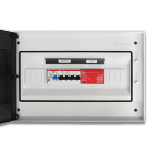 Quadro AC Trifase 10kW 20A 400V 8 Moduli Differenziale SPD IP65