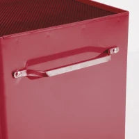 Carrello Porta Utensili Attrezzi Attrezzatura con Cassettiera Rosso 61.5 x 33 x 82.5cm