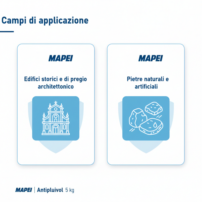 Impregnante idrorepellente antipluviol mapei per edifici storici *** pezzi 5 pz, confezione 1
