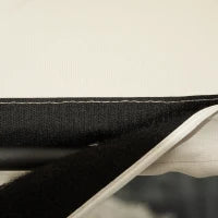 Dondolo a 2 Posti da Giardino con Tettuccio Regolabile, 140x118x162cm Beige