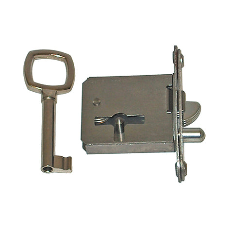 Serratura a mortasa per imposte scorrevoli - 25 mm. - SX