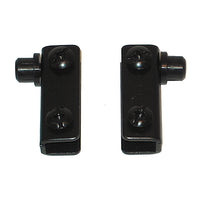 Cerniere per ante in vetro - nero - 2 pz.