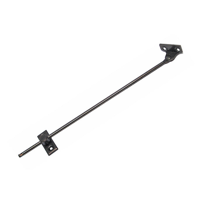 Asta tonda per ante a ribalta - 250 mm. - bronzato