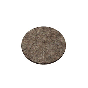 Feltrini adesivi tondi in lana - Ã˜ 25 mm. - bianco - 32 pz.