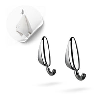 Set 9 pezzi accessori da bagno odissea acciaio cromato dal design moderno