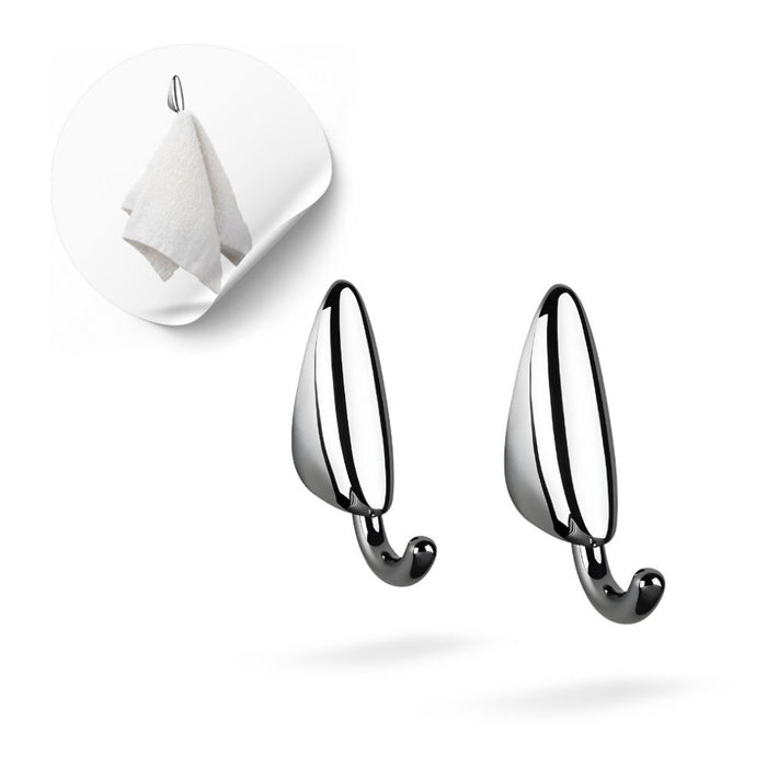 Set 9 pezzi accessori da bagno odissea acciaio cromato dal design moderno