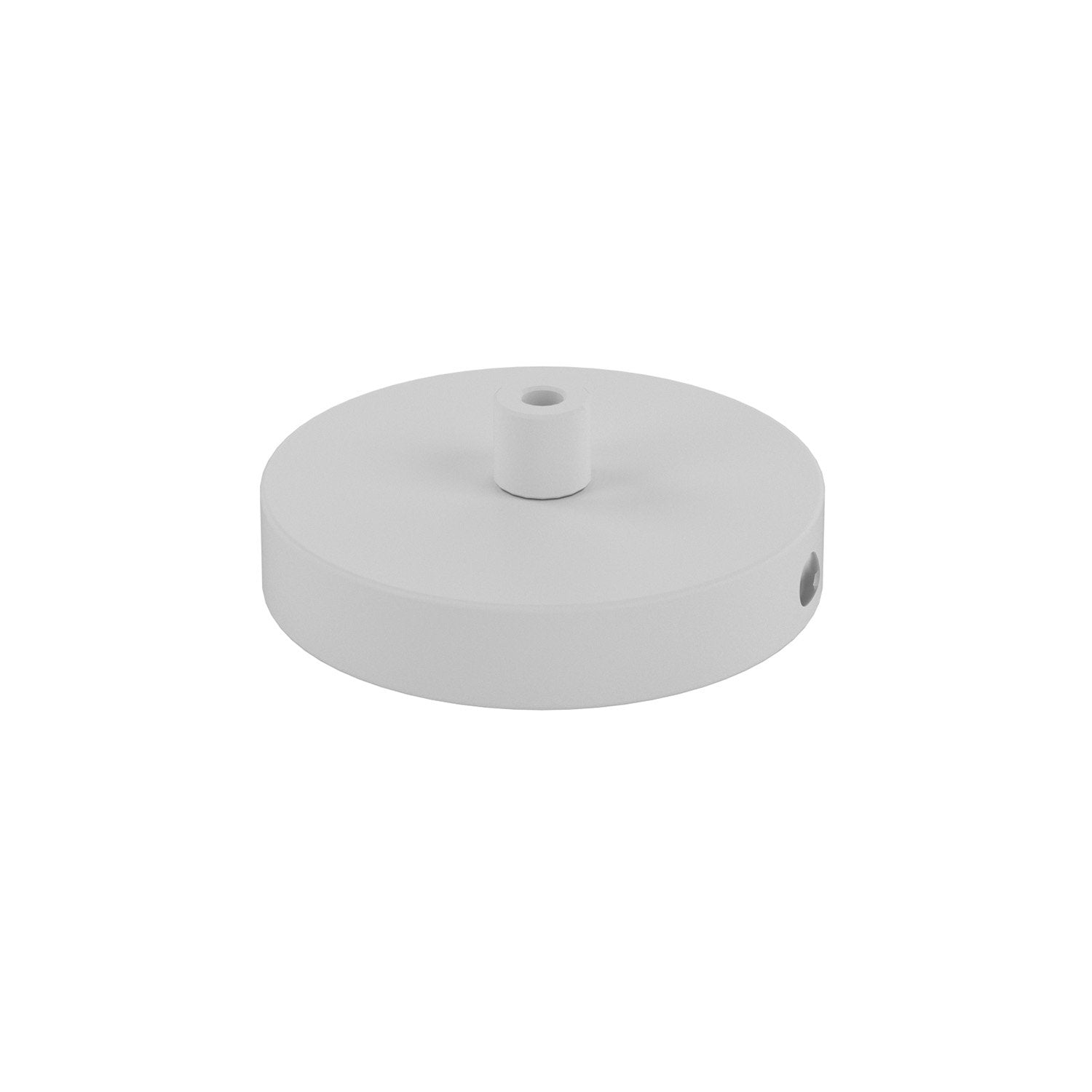 Rosone Metallo Bianco 1 Foro D10Cm