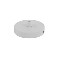 Rosone Metallo Bianco 1 Foro D10Cm