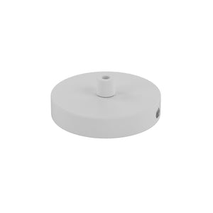 Rosone Metallo Bianco 1 Foro D10Cm