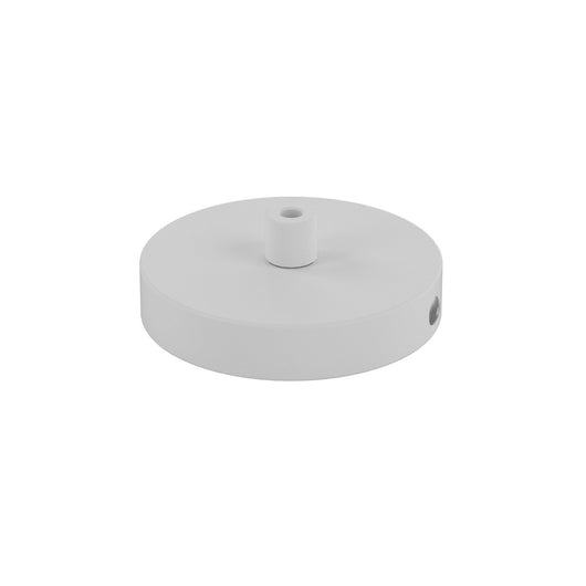 Rosone Metallo Bianco 1 Foro D10Cm