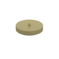 Rosone Tondo Multiforo Metallo Ottone 7 Uscite D10Cm