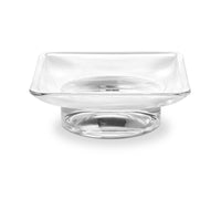 Inda - Bacinella portasapone Divo, Logic in vetro trasparente