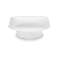 Inda - Bacinella portasapone Divo, Logic in vetro satinato