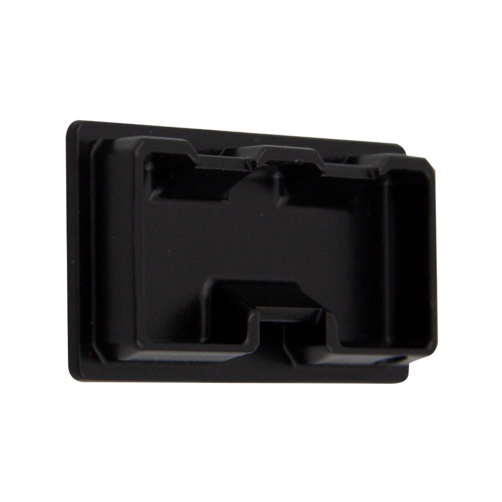 Inda - Kit fissaggio ad incollo a parete Lea nero opaco