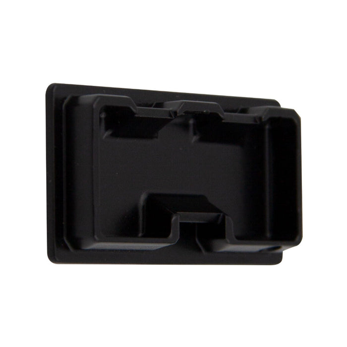 Inda - Kit fissaggio ad incollo a parete Lea nero opaco