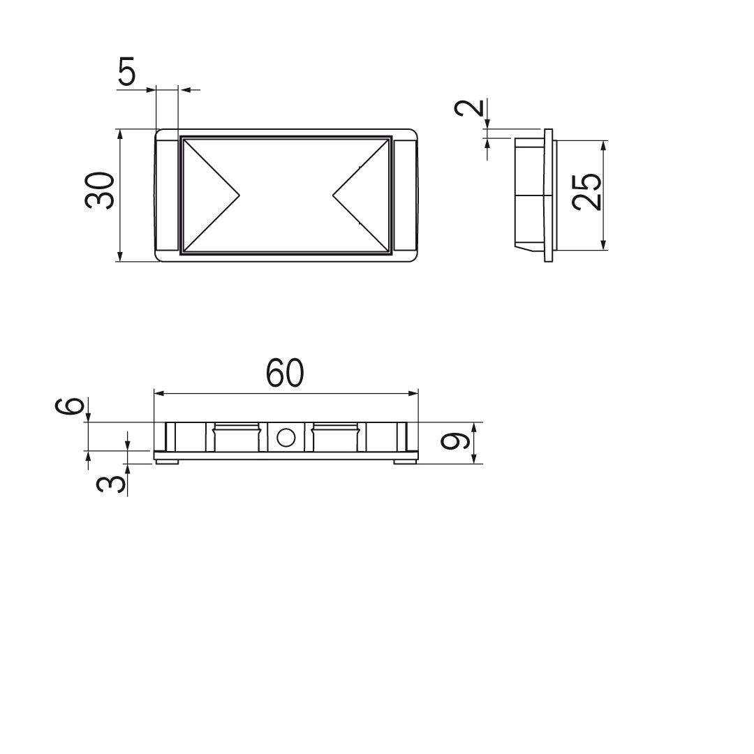 Inda - Kit fissaggio ad incollo a parete Lea nickel spazzolato