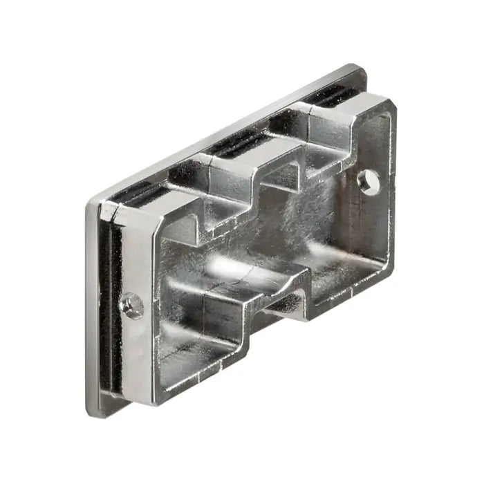 Inda - Kit fissaggio ad incollo a parete Lea nickel spazzolato