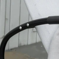 Sedia a Dondolo da Giardino Zero Gravity,  Sdraio da Giardino Ergonomica con Cuscino e Tessuto Traspirante per Interno ed Esterno, 105x62x88 cm, Grigia