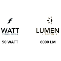 Armatura stradale led slim modello highway ip65 temperatura di luce 4000k watt 50 watt