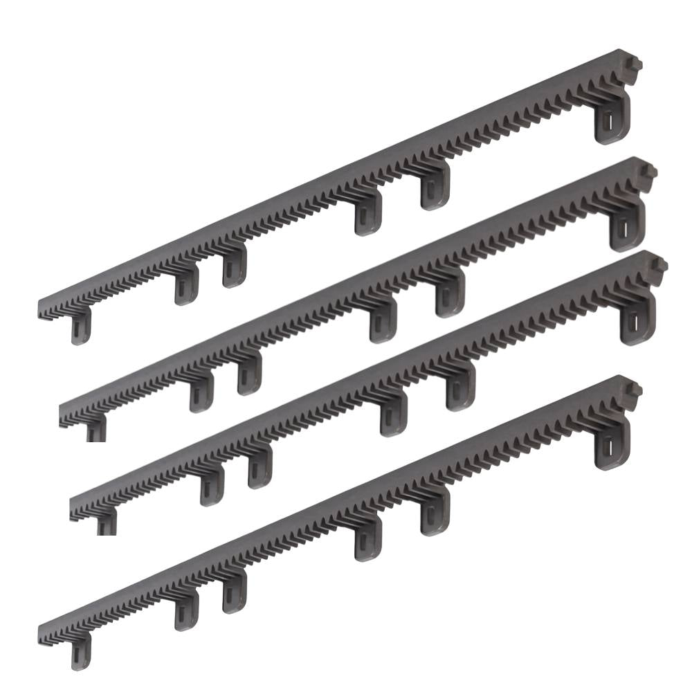 Kit cremagliere nylon m4 crm2 con inserto metallico per cancelli scorrevoli