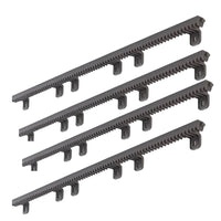 Kit cremagliere nylon m4 crm2 con inserto metallico per cancelli scorrevoli