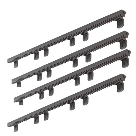 Kit cremagliere nylon m4 crm2 con inserto metallico per cancelli scorrevoli