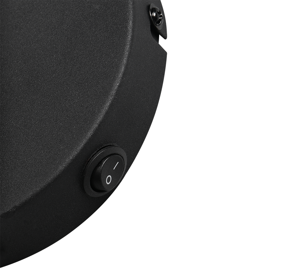 Applique, canapa e metallo, naturale e nero, H 32 cm, Hive