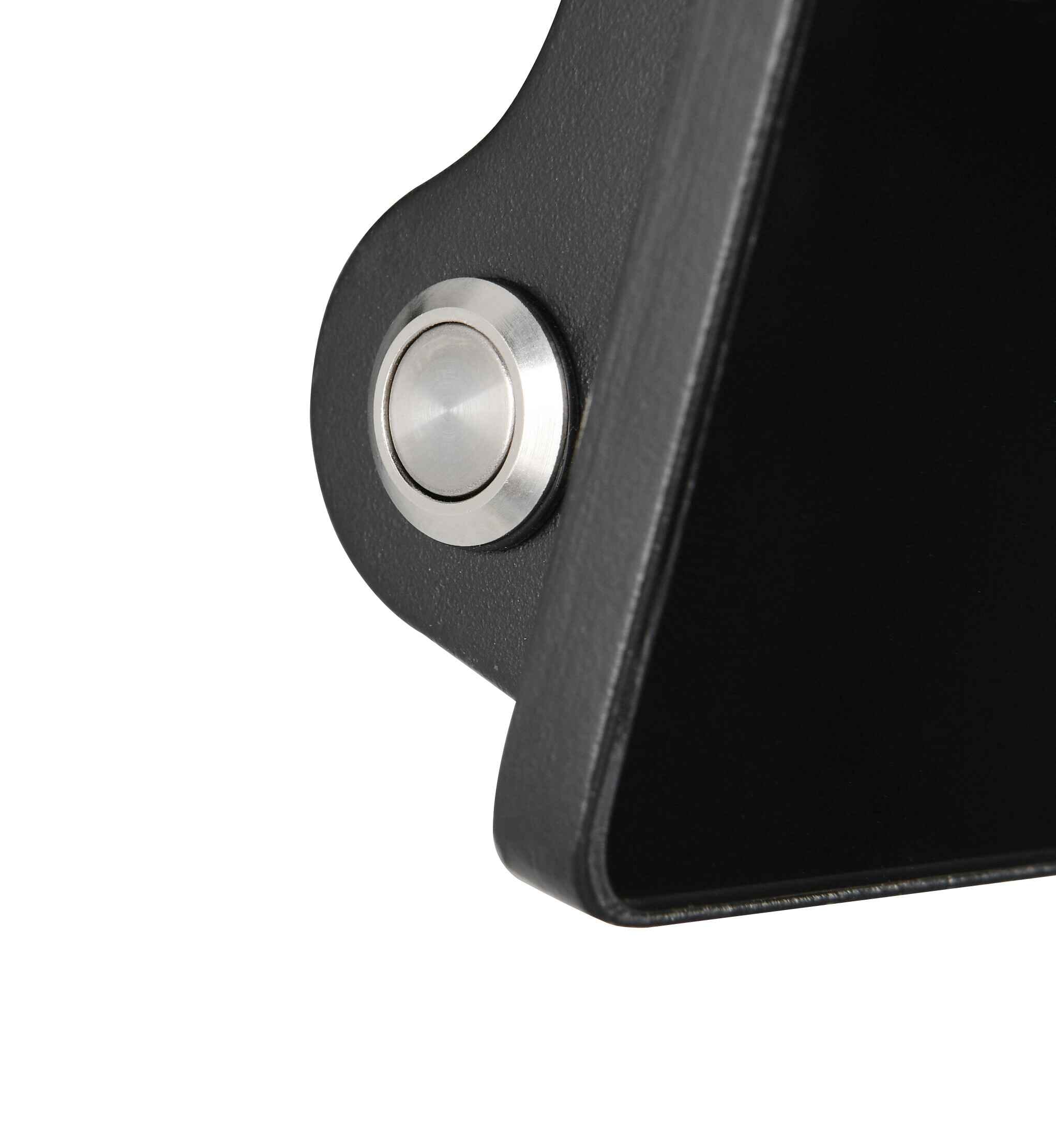 Faro da esterno LED, solare, c/sensore movimento, nero, L 21 cm, Moura