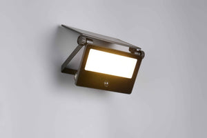Faro da esterno LED, solare, c/sensore movimento, nero, L 21 cm, Moura