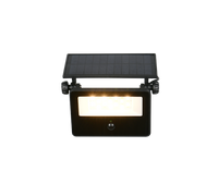Faro da esterno LED, solare, c/sensore movimento, nero, L 15 cm, Moura