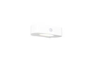 Applique da esterno LED, solare, c/sensori, bianco, L 22 cm, Bilbao