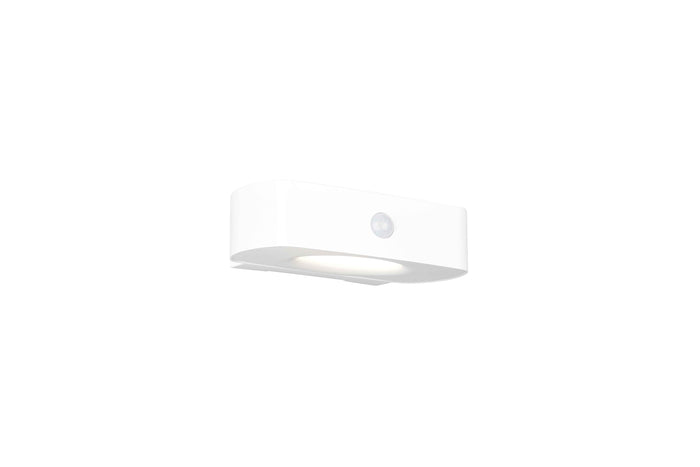 Applique da esterno LED, solare, c/sensori, bianco, L 22 cm, Bilbao