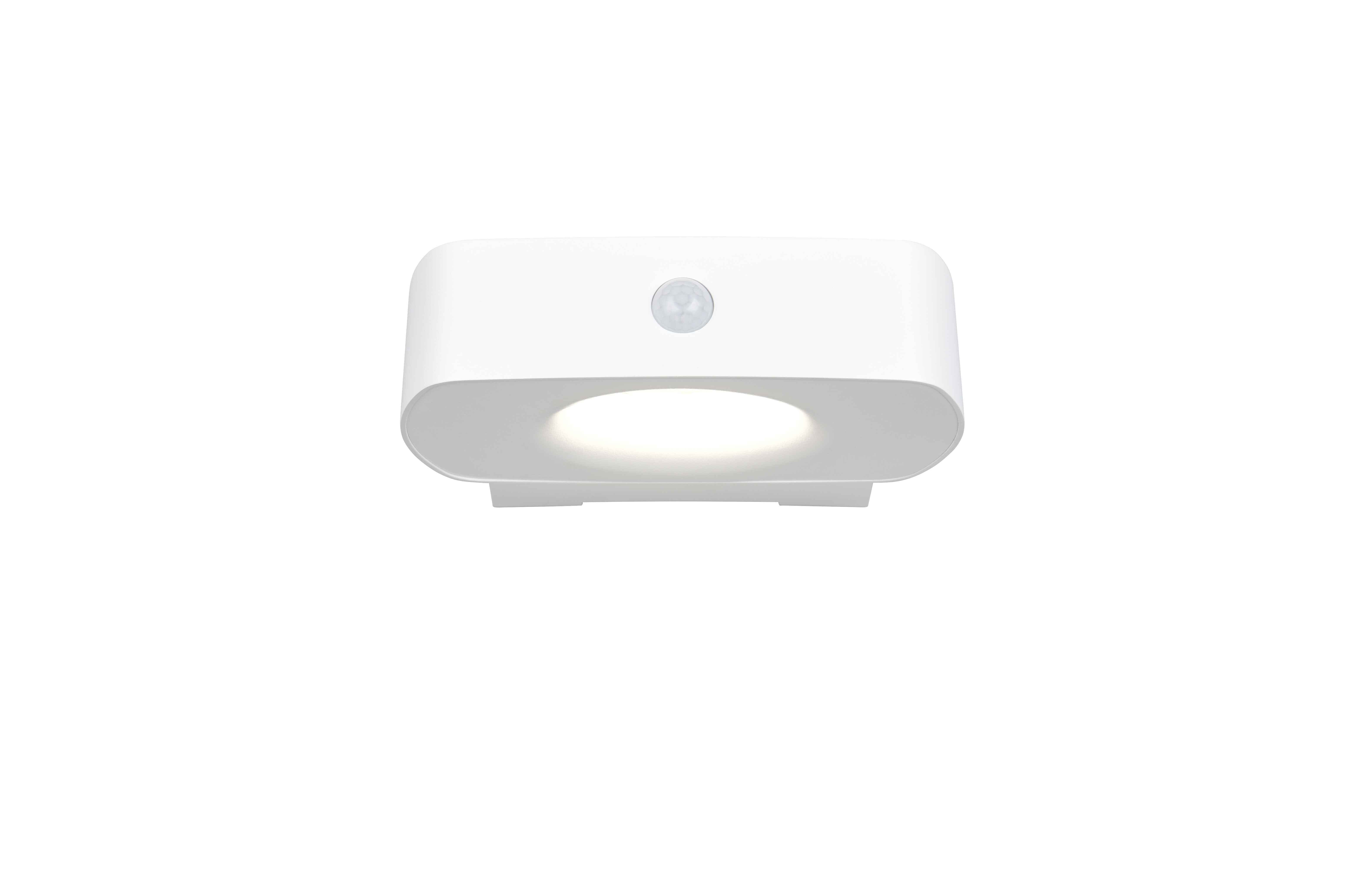 Applique da esterno LED, solare, c/sensori, bianco, L 22 cm, Bilbao