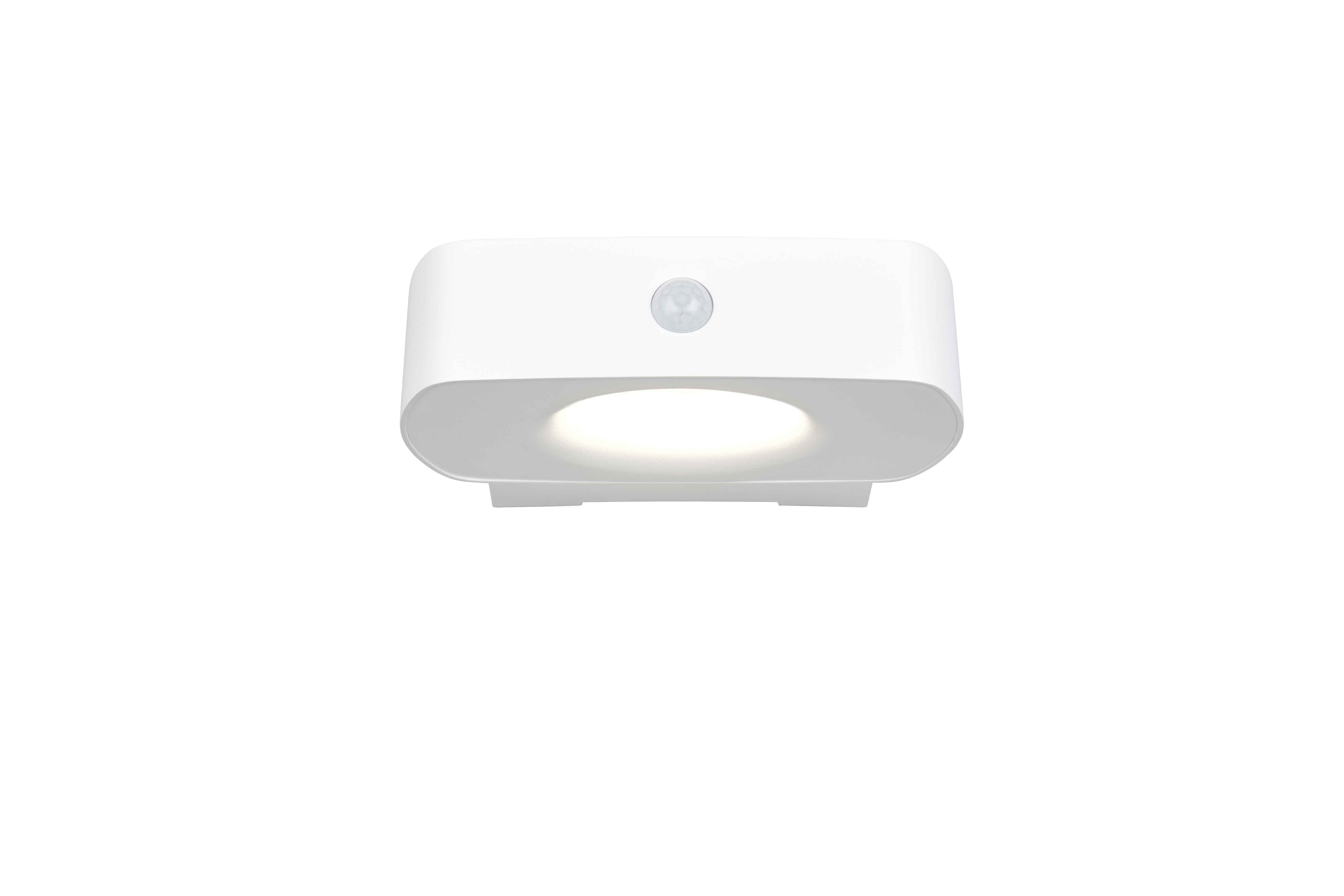 Applique da esterno LED, solare, c/sensori, bianco, L 22 cm, Bilbao