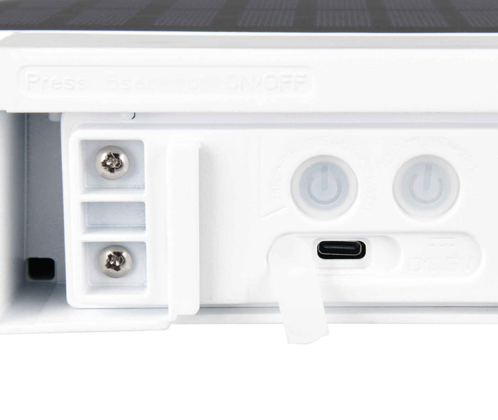 Applique da esterno LED, solare, c/sensori, bianco, L 22 cm, Bilbao