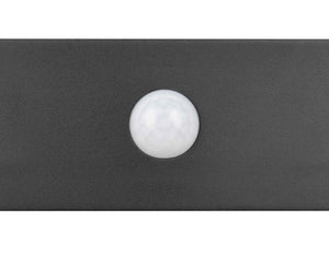 Applique da esterno LED, solare, c/sensori, nero, L 22 cm, Bilbao