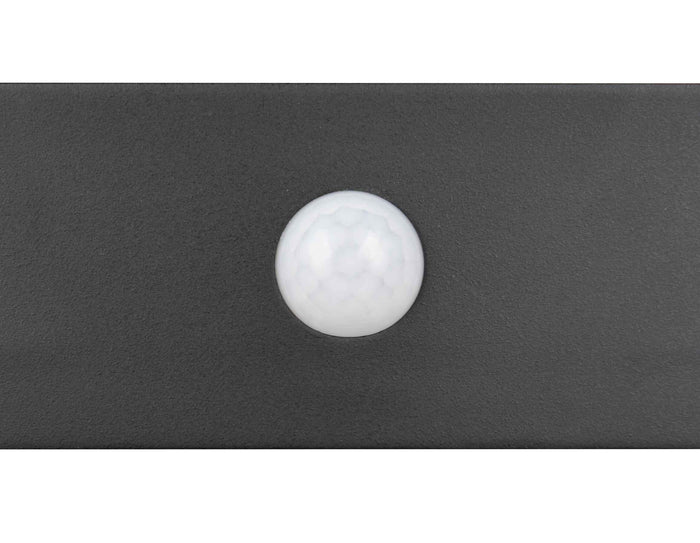 Applique da esterno LED, solare, c/sensori, nero, L 22 cm, Bilbao