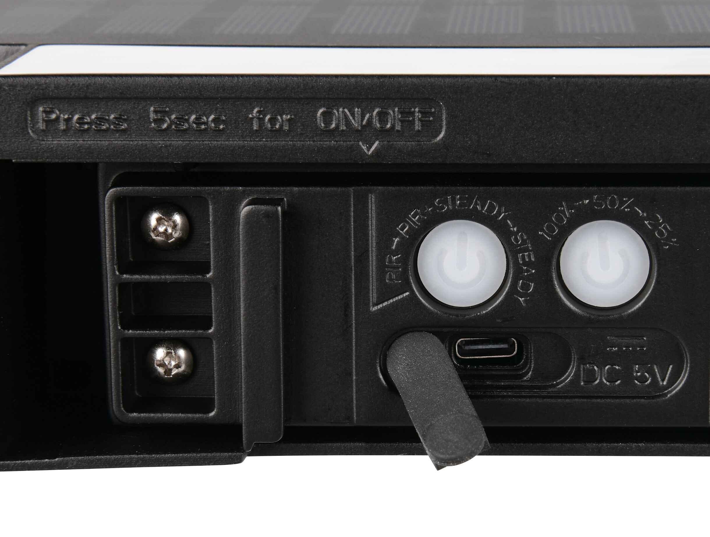 Applique da esterno LED, solare, c/sensori, nero, L 22 cm, Bilbao