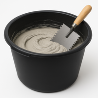 Secchio plastica maniglie 45lt. betoniera iperbet preparazione impasti raimondi