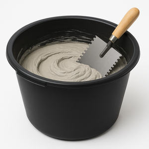 Secchio plastica maniglie 45lt. betoniera iperbet preparazione impasti raimondi