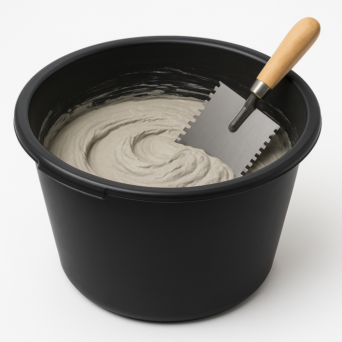 Secchio plastica maniglie 45lt. betoniera iperbet preparazione impasti raimondi