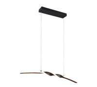 Lampada a sospensione LED, metallo, nero, L 80 cm, Ginko