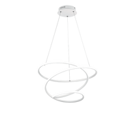 Lampada a sospensione LED, metallo, bianco, D50 cm, Bologna