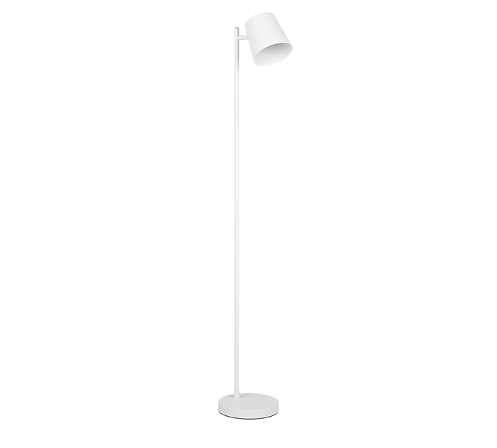 Piantana LED ricaricabile, metallo, bianco, H 125 cm, Blake