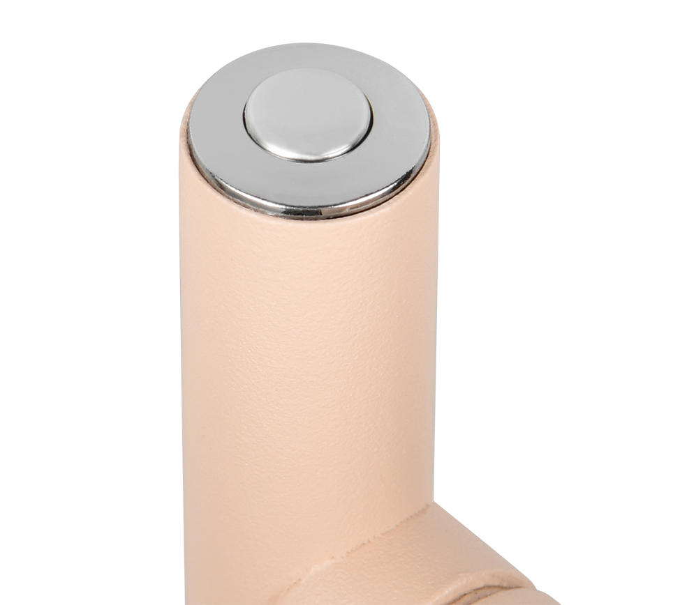 Piantana LED ricaricabile, metallo, sabbia, H 125 cm, Blake