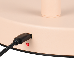 Piantana LED ricaricabile, metallo, sabbia, H 125 cm, Blake