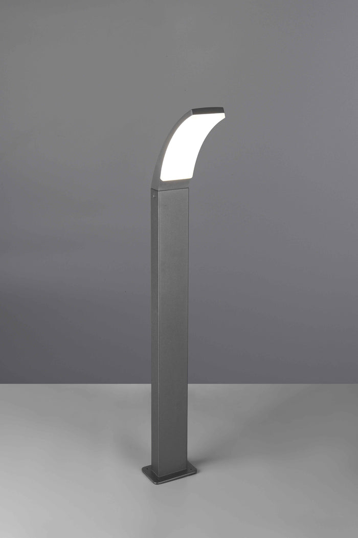 Palo alto da esterno LED, alluminio, antracite, H 100 cm, Beja